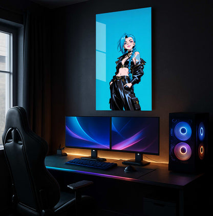 Vivid Blue Jinx - Lifestyle Mockup