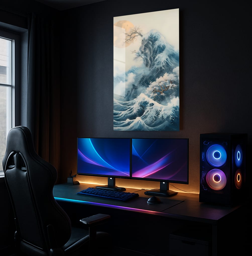 Serene Oceanic Heights - Showcase Mockup