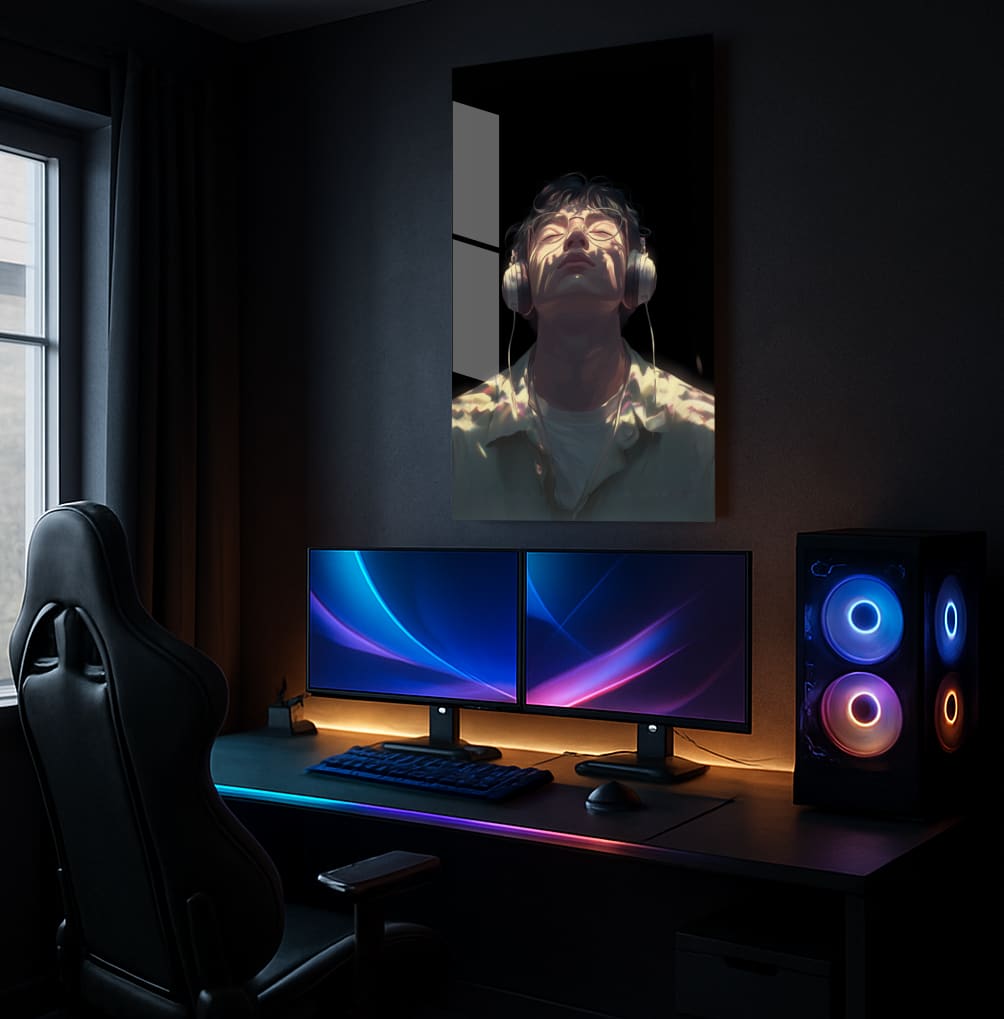 Sonic Serenity Moment - Showcase Mockup