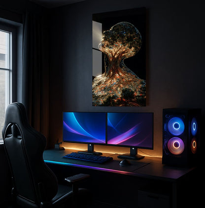 Cosmic Tree Being - Showcase Mockup