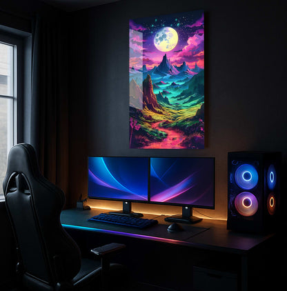 Lunar Dreamscape Vista - Lifestyle Mockup