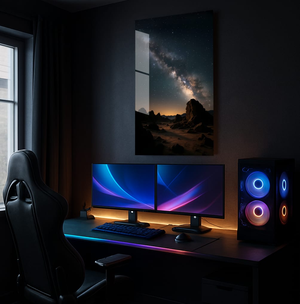 Starlit Desert Night - Showcase Mockup