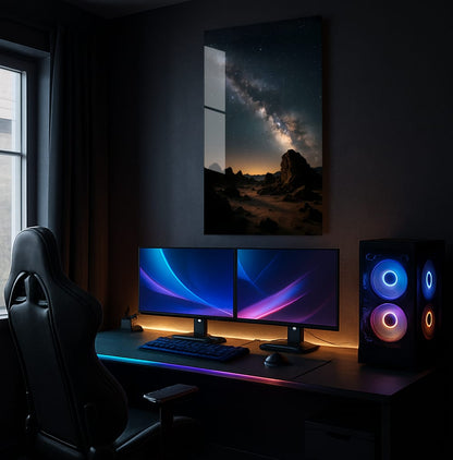 Starlit Desert Night - Showcase Mockup