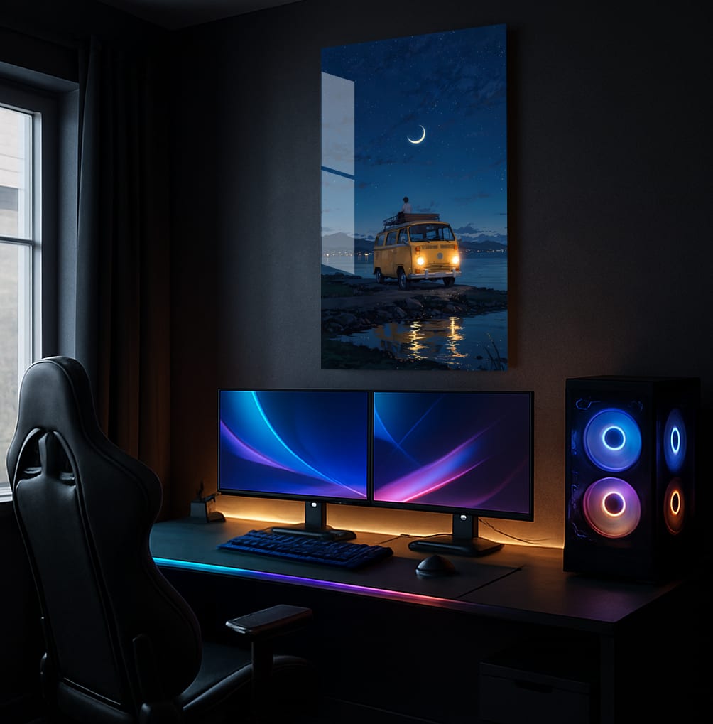 Night Van Dreams - Showcase Mockup