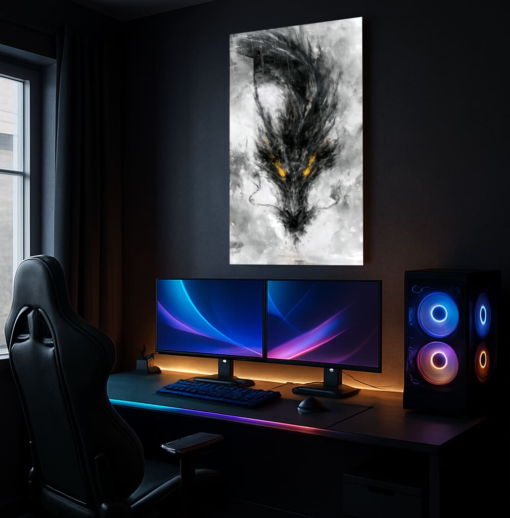 Fierce Dragon Storm - Showcase Mockup