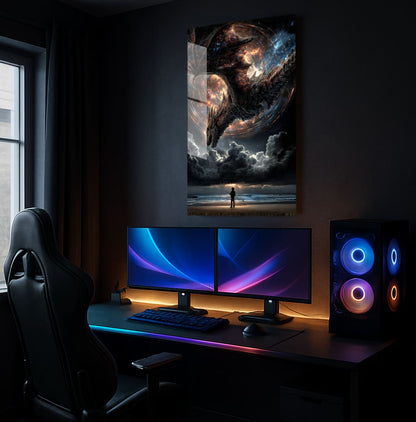 Cosmic Dragon's Shadow - Showcase Mockup