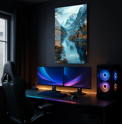 Autumnal Alpine Village - Showcase Mockup