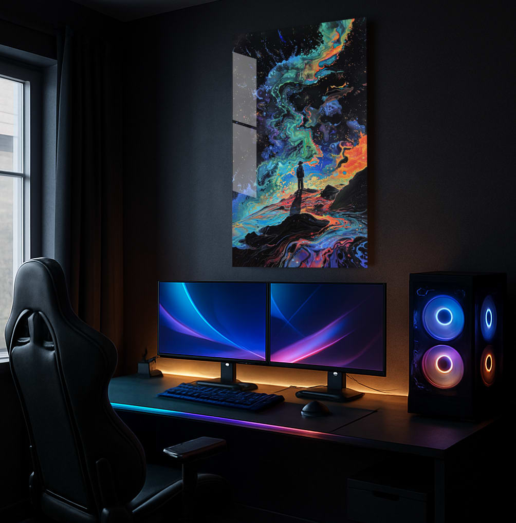 Cosmic Wanderer's Vision - Showcase Mockup