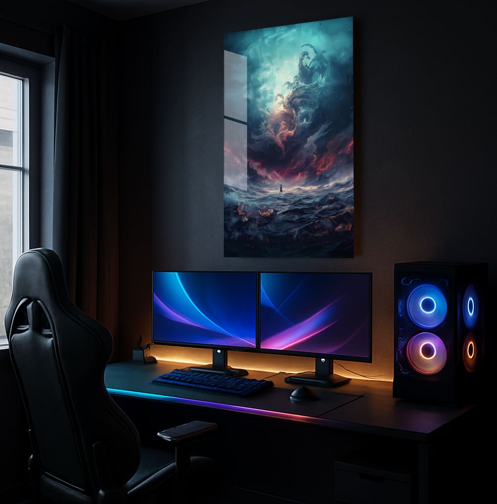 Enigmatic Ocean Stroll - Showcase Mockup