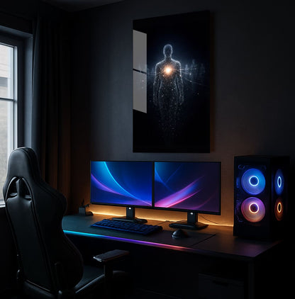 Shared Breath Cosmic Human Radiance - Showcase Mockup