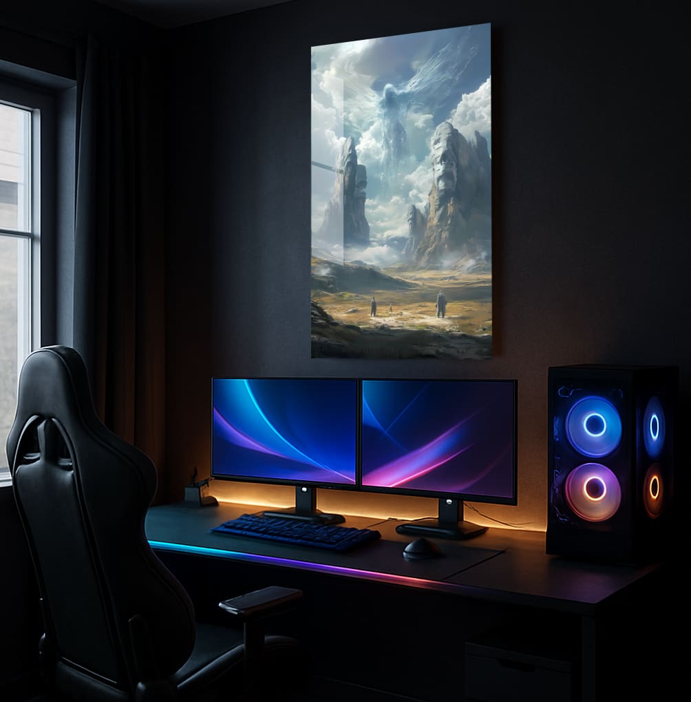 Divine Sky Realm - Lifestyle Mockup