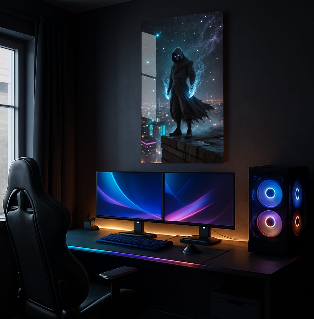 Spectral City Guardian - Showcase Mockup