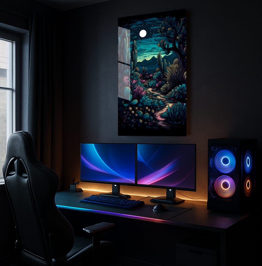 Desert Moonlight Bloom - Lifestyle Mockup