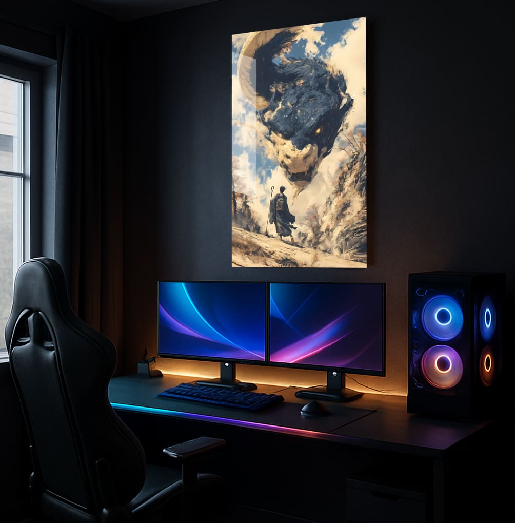 Confronting the Dragon - Showcase Mockup