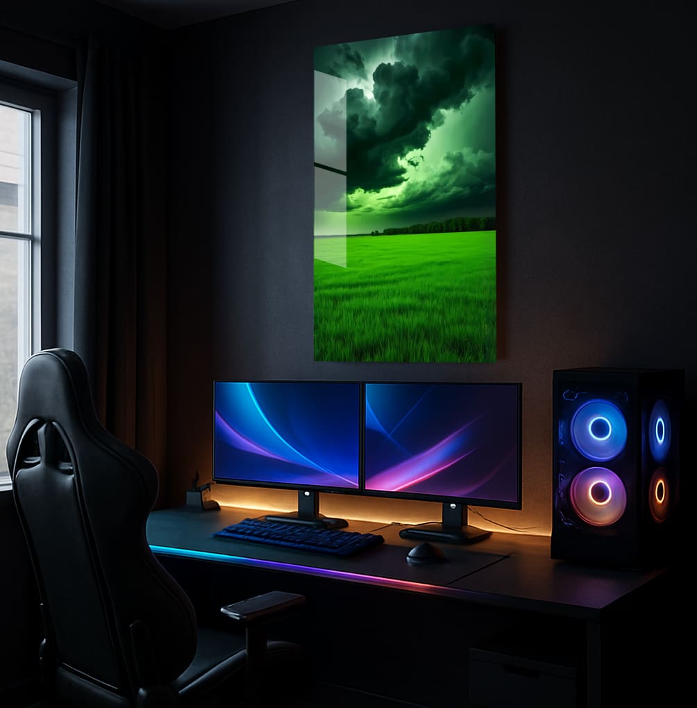 Emerald Storm Arrival - Showcase Mockup