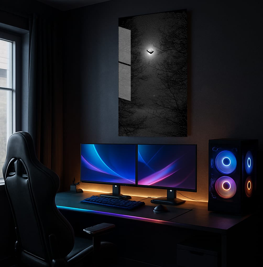 Cosmic Light Orb - Showcase Mockup