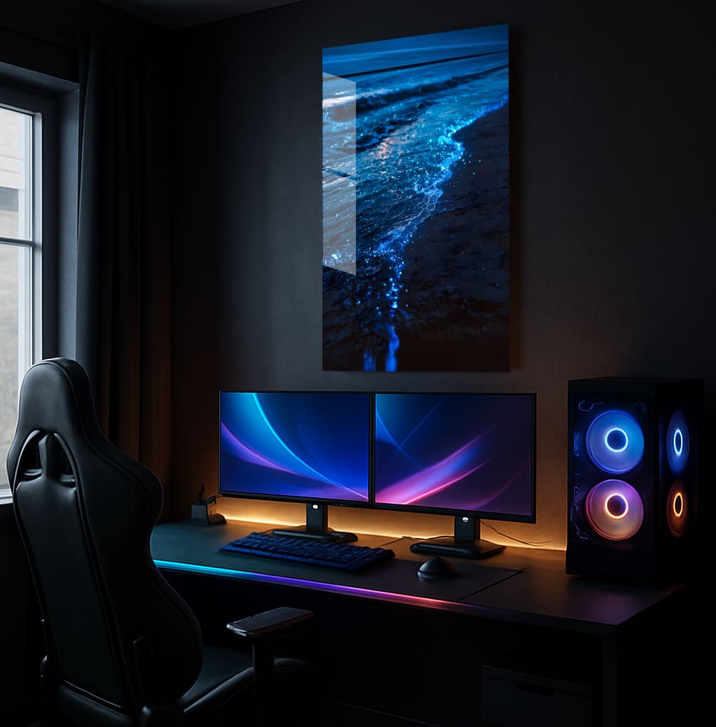 Cosmic Night Serenity - Lifestyle Mockup