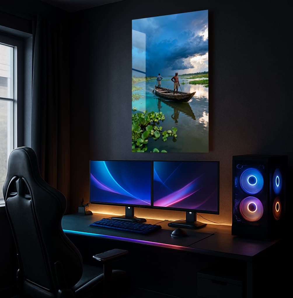 Life Between Storm and Silence - Showcase Mockup