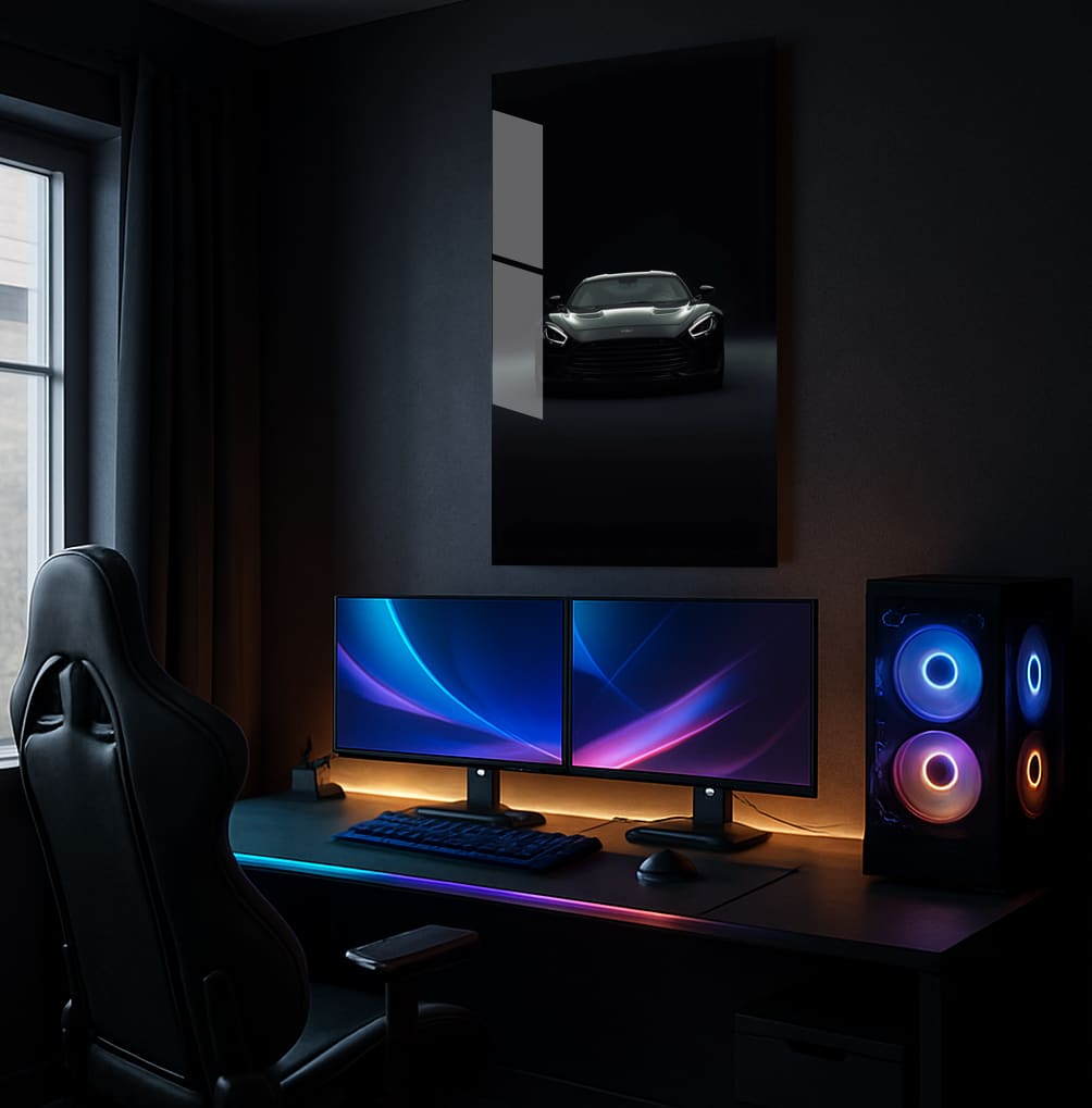 Dark Luxury Machine - Showcase Mockup