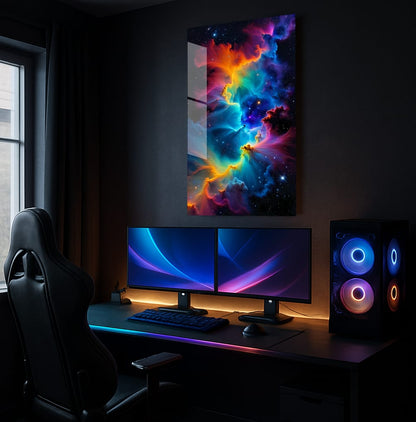 Cosmic Dreamscape Canvas - Lifestyle Mockup