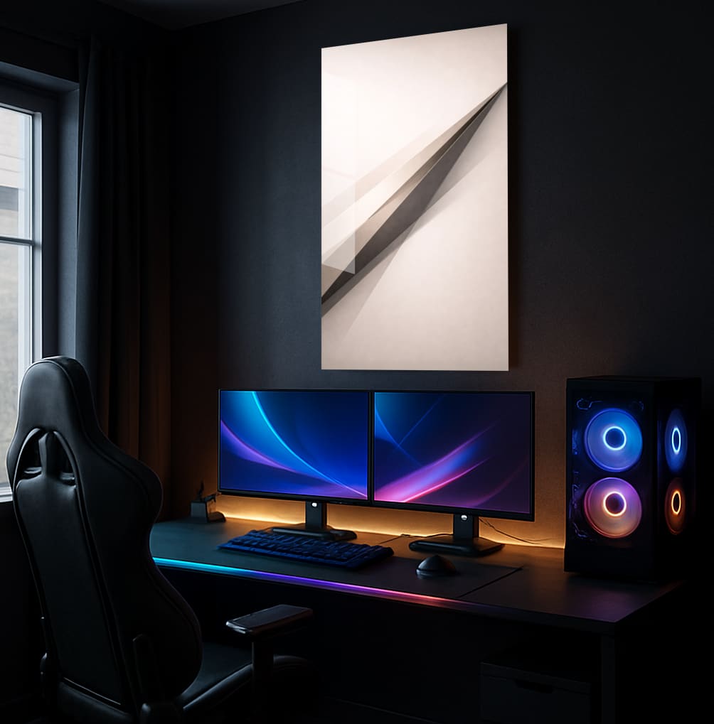 Ascending Metallic Shard - Showcase Mockup