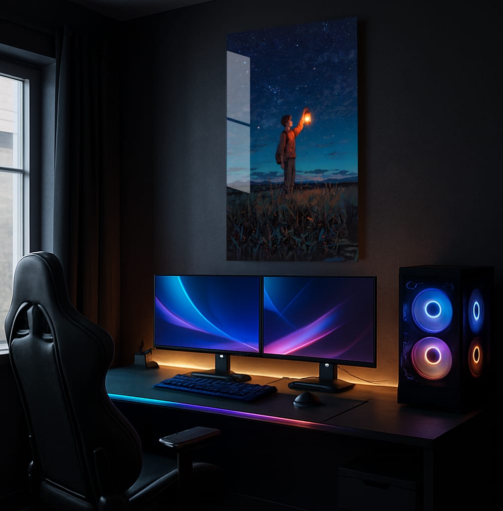 Stargazer's Guiding Light - Showcase Mockup