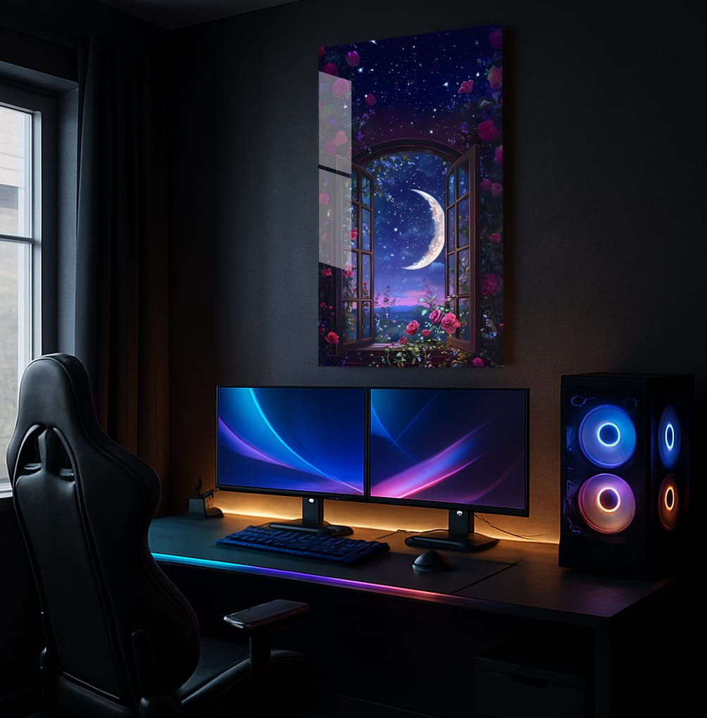 Lunar Rose Window - Lifestyle Mockup