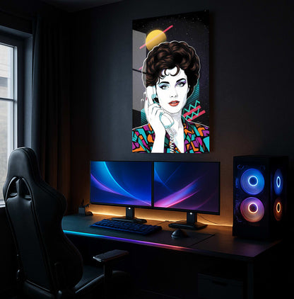 Calling Back the 80s – Patrick Nagel Retro Pop - Lifestyle Mockup