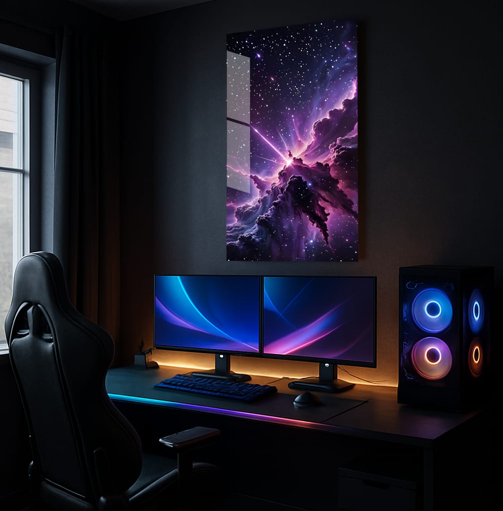 Cosmic Violet Majesty - Lifestyle Mockup