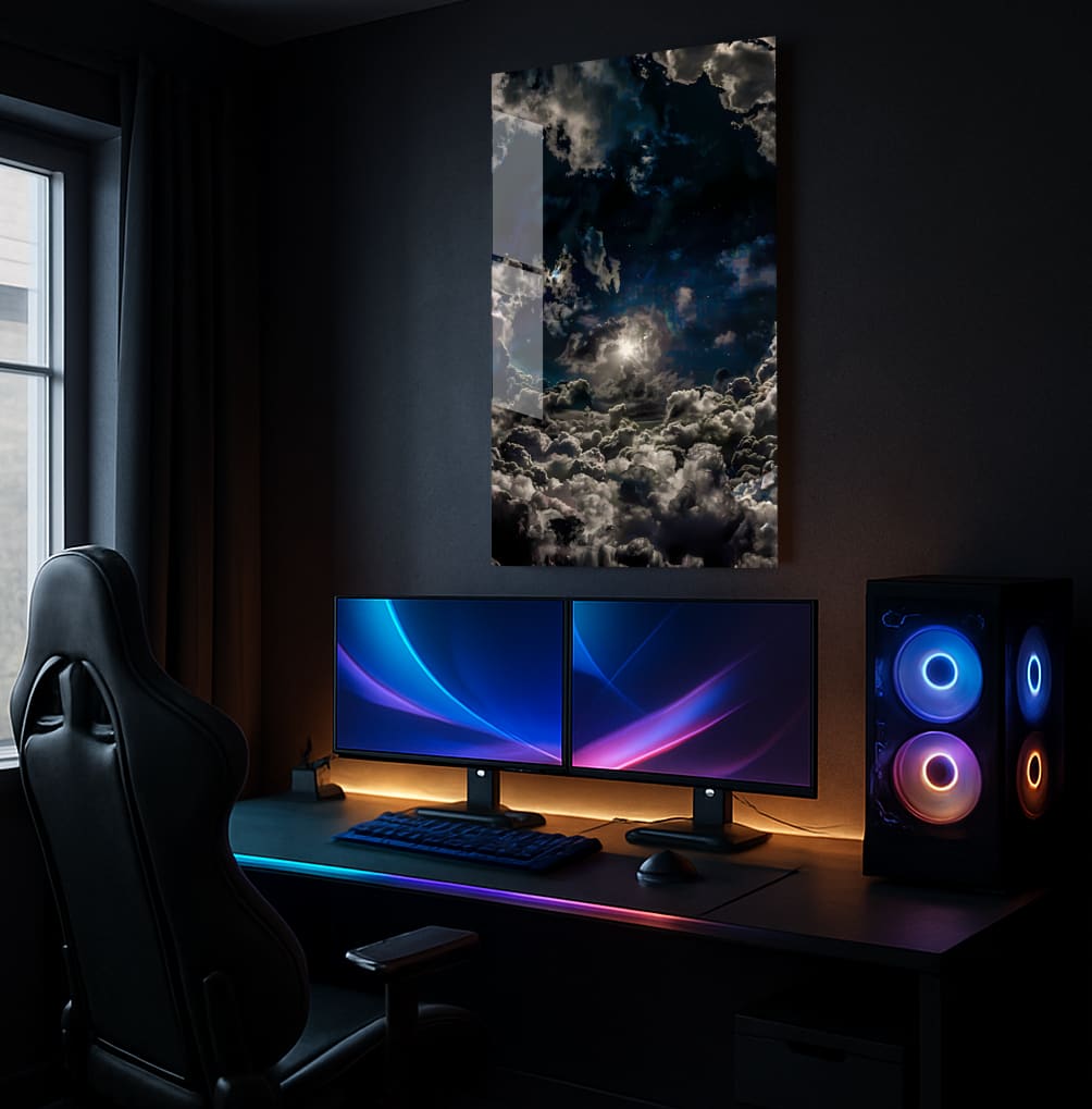 Ethereal Cloudscape Dream - Lifestyle Mockup