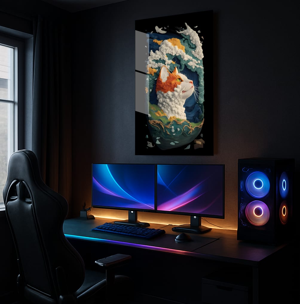 Feline Cloud Dreamscape - Lifestyle Mockup