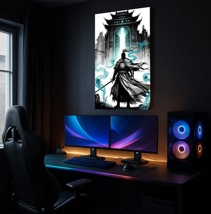 Silent Warrior's Stance - Showcase Mockup