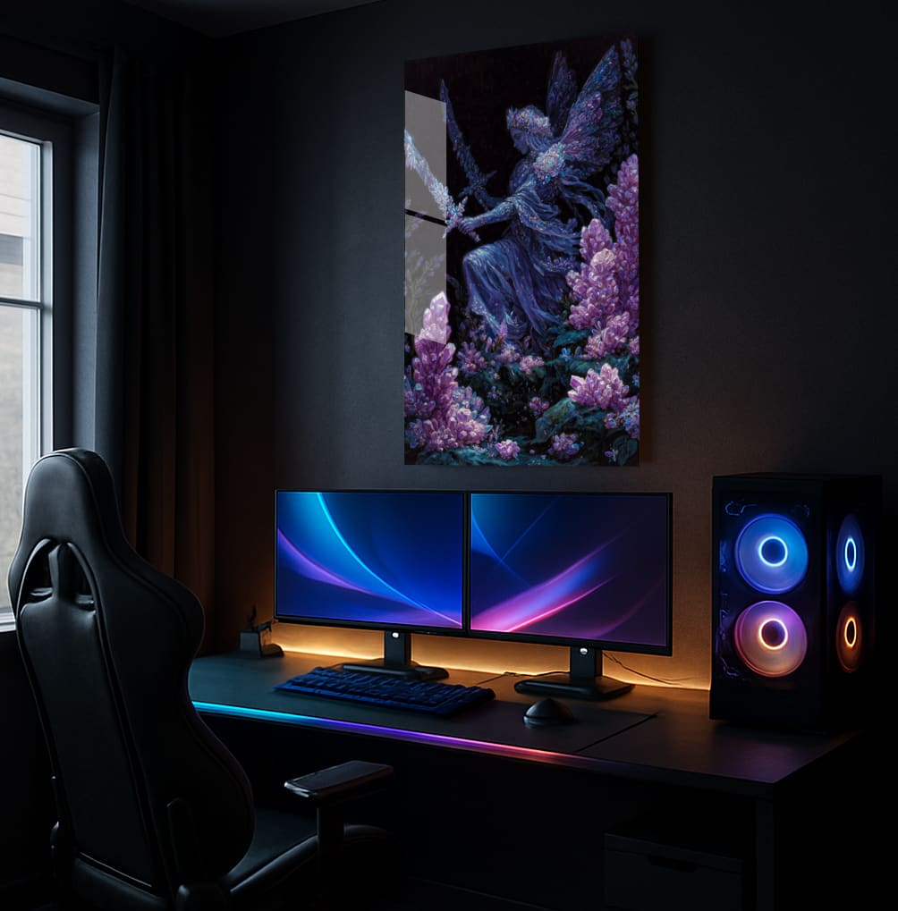 Crystal Winged Warrior - Showcase Mockup