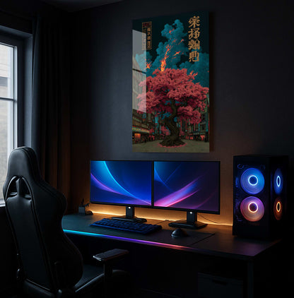 Blooming Amidst Chaos - Lifestyle Mockup