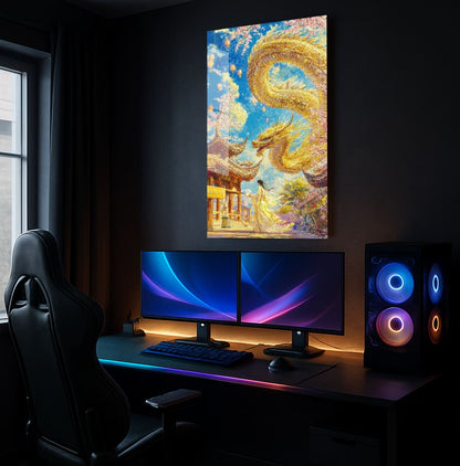 Golden Dragon Deity - Showcase Mockup