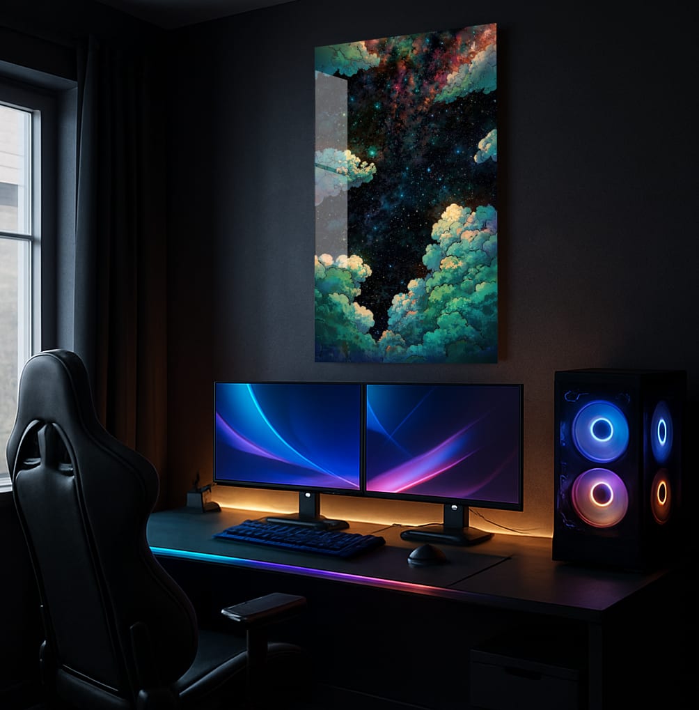 Cosmic Dream Clouds - Showcase Mockup