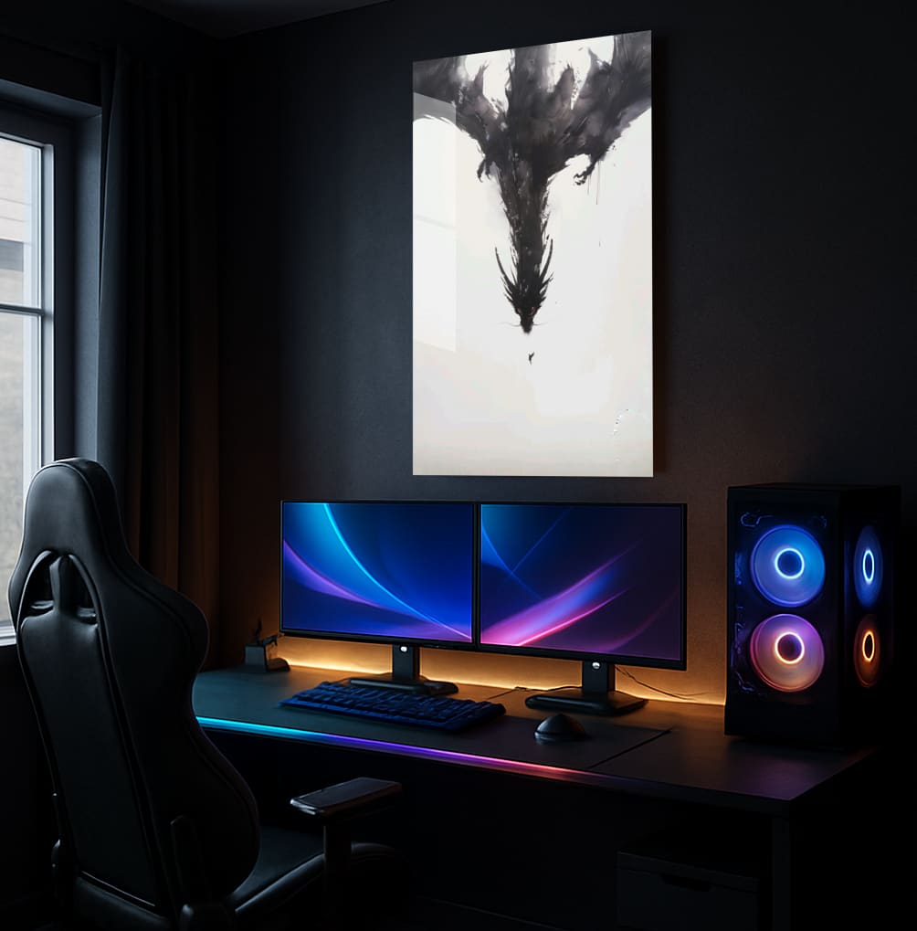 Dragon's Shadow Descent - Showcase Mockup