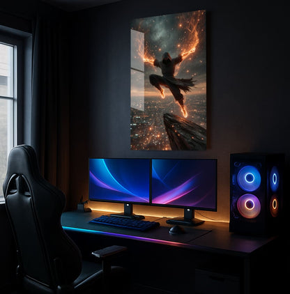 Firewalker's Midnight Leap - Showcase Mockup