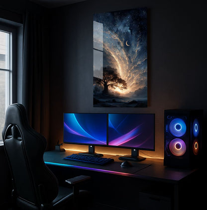 Celestial Oak Night - Showcase Mockup