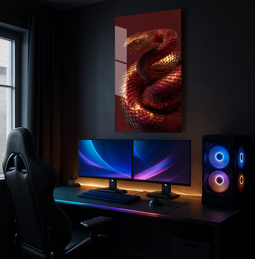 Crimson Serpent - Showcase Mockup