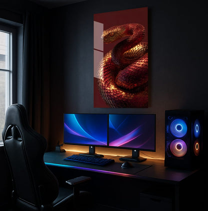 Crimson Serpent - Showcase Mockup