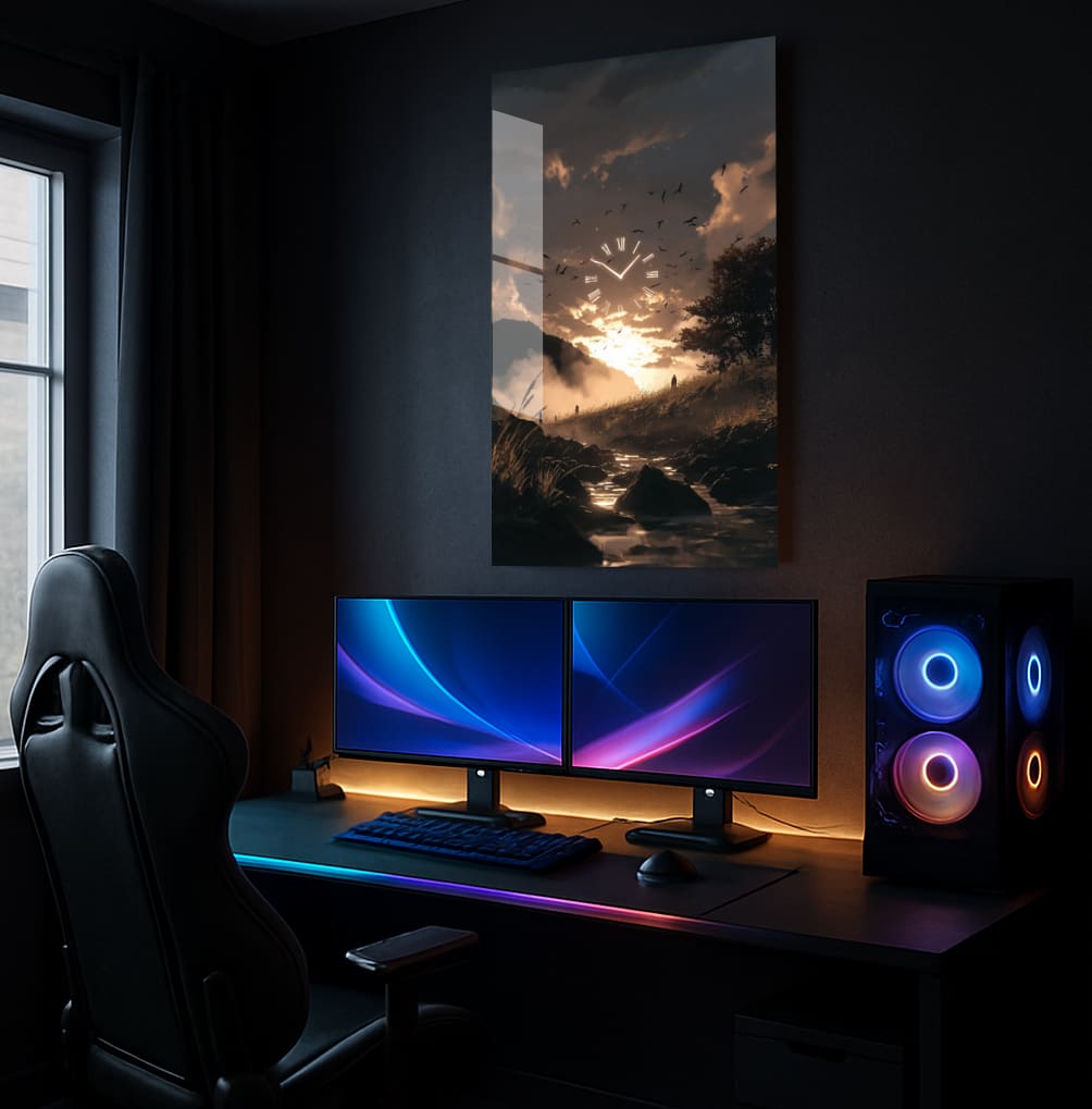 Celestial Time Flow - Showcase Mockup