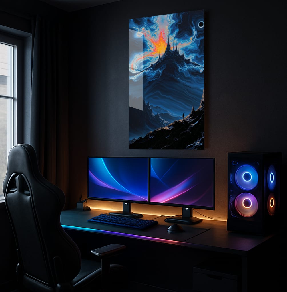 Cosmic Citadel Ascent - Showcase Mockup