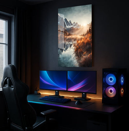 Autumn Mountain Serenity - Showcase Mockup