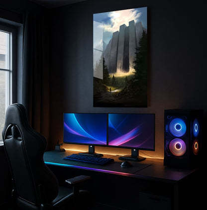 Enigmatic Stone Portal - Lifestyle Mockup