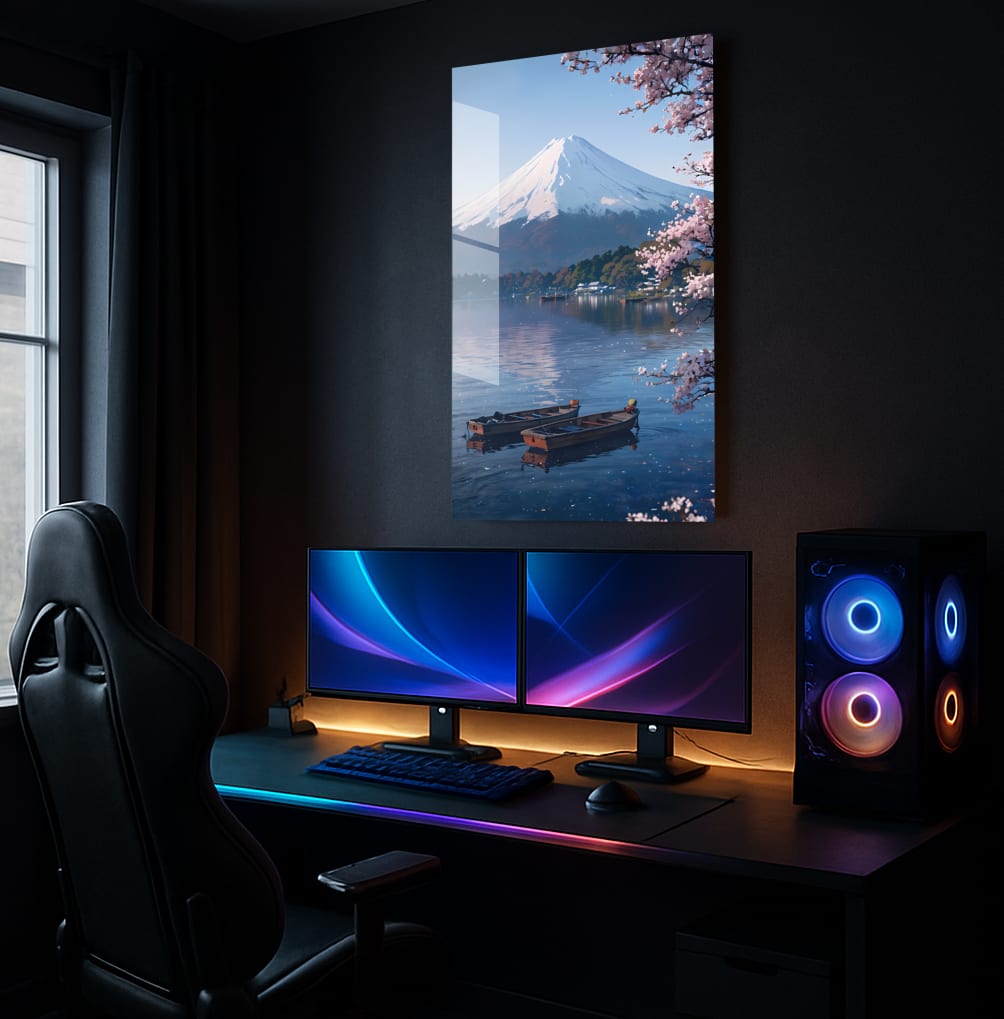 Serene Lakeside Vista - Showcase Mockup