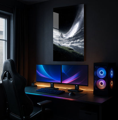 Cosmic Storm Voyage - Showcase Mockup