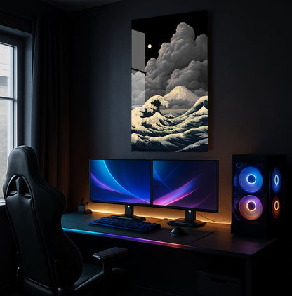 Oceanic Mountain Majesty - Lifestyle Mockup