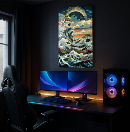 Ocean's Grandeur Unveiled - Showcase Mockup