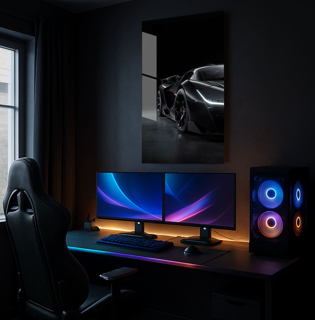 Black Beast Roars - Showcase Mockup